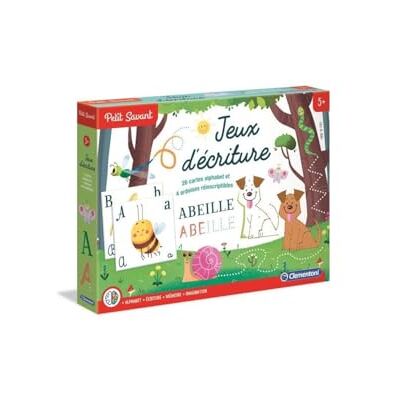 Clementoni 62545.1 Petit Savant Ensemble de Jeux Educatifs pour Enfants dès 5 Ans et plus Jeux d'Ecriture Développe Alphabet, Ecriture, Mémoire, Imagination, Etc. Publicité Clementoni 62545.1 Petit Savant Ensemble de Jeux Educatifs pour Enfants dès 5 Ans et plus Jeux d'Ecriture Développe Alphabet, Ecriture, Mémoire, Imagination, Etc. Publicité