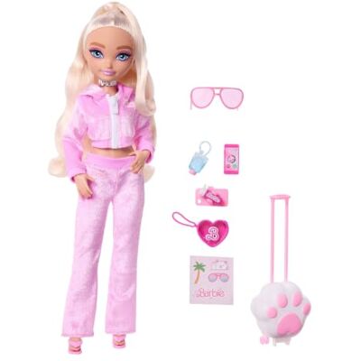 Barbie Poupée Malibu Dream Besties Week-End d’Évasion avec Accessoires, vêtements Amovibles et 7 Accessoires sur Le thème du Voyage, JMV16 - Publicité Barbie Poupée Malibu Dream Besties Week-End d’Évasion avec Accessoires, vêtements Amovibles et 7 Accessoires sur Le thème du Voyage, JMV16 - Publicité