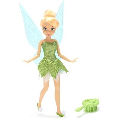Official Poupée Classique Clochette, Peter Pan, 25 cm/10", Poupée fée Disney entièrement articulée avec Tenue élégante, Ailes détaillées et Mini Brosse à Cheveux, à partir de 3 Ans - Publicité Official Poupée Classique Clochette, Peter Pan, 25 cm/10", Poupée fée Disney entièrement articulée avec Tenue élégante, Ailes détaillées et Mini Brosse à Cheveux, à partir de 3 Ans - Publicité
