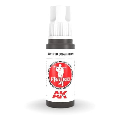 AK Interactive AK Acrylics 3Gen FIGURE AK11418 Brown Black (17ml) - Publicité AK Interactive AK Acrylics 3Gen FIGURE AK11418 Brown Black (17ml) - Publicité