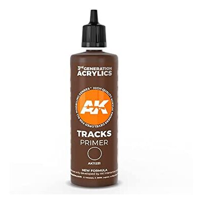 AK Interactive AK AK11251 Tracks Surface Primer (100ml) 3GEN - Publicité AK Interactive AK AK11251 Tracks Surface Primer (100ml) 3GEN - Publicité