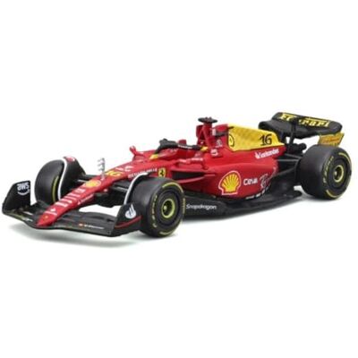 Burago - F1-75 Leclerc Monza 2022 - 1:43 - die-cast model - Publicité Burago - F1-75 Leclerc Monza 2022 - 1:43 - die-cast model - Publicité