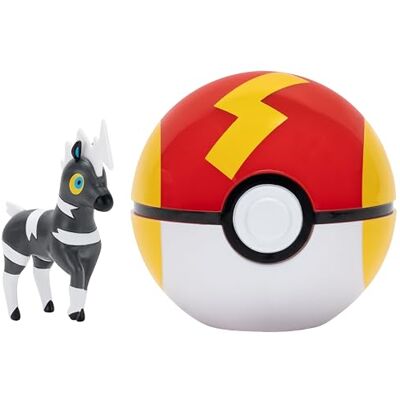 Pokémon Zébibron et Speed Ball Clip ‘N’ Go Comprend Une Figurine de Combat de 5 cm et Un Accessoire Speed Ball. Publicité Pokémon Zébibron et Speed Ball Clip ‘N’ Go Comprend Une Figurine de Combat de 5 cm et Un Accessoire Speed Ball. Publicité