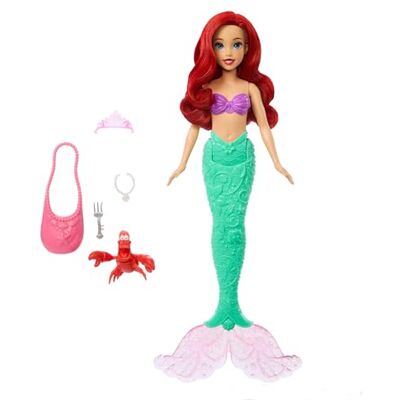 Disney Princesa Poupée Ariel avec Accessoires et Animal 3+ - Publicité Disney Princesa Poupée Ariel avec Accessoires et Animal 3+ - Publicité