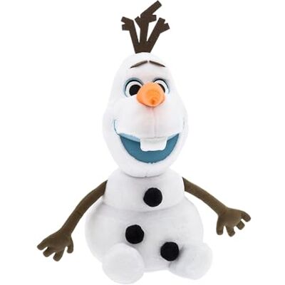 Disney Official Peluche moyenne Olaf, La Reine des Neiges, 38 cm, Bonhomme de neige rembourré pour enfant, Personnage de dessin animé en peluche, avec dent en satin et flocons de neige brillants - Publicité Disney Official Peluche moyenne Olaf, La Reine des Neiges, 38 cm, Bonhomme de neige rembourré pour enfant, Personnage de dessin animé en peluche, avec dent en satin et flocons de neige brillants - Publicité