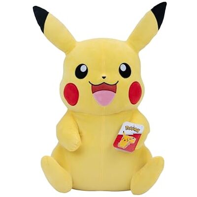 Pokémon Peluche Pikachu Peluche Douce de 60 cm avec des détails Authentiques - Publicité Pokémon Peluche Pikachu Peluche Douce de 60 cm avec des détails Authentiques - Publicité