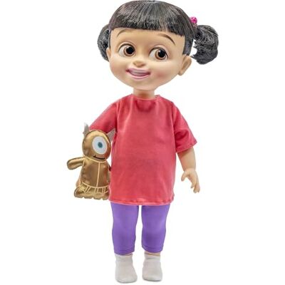 Disney Official, Poupée Bouh, Monsters & CIE, 38 cm/15", Collection Animator, Jouet avec Chevelure implantée réaliste et Haut Rose, Convient aux Enfants de 3 Ans et + - Publicité Disney Official, Poupée Bouh, Monsters & CIE, 38 cm/15", Collection Animator, Jouet avec Chevelure implantée réaliste et Haut Rose, Convient aux Enfants de 3 Ans et + - Publicité