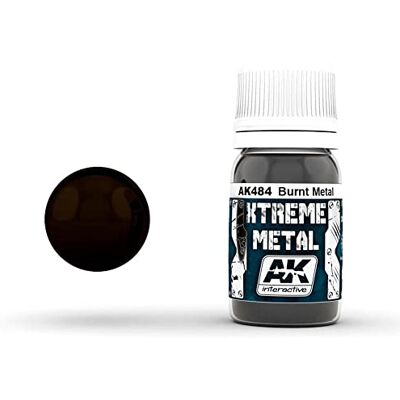 AK Interactive AK AK484 XTREME METAL BURNT METAL (30ml) - Publicité AK Interactive AK AK484 XTREME METAL BURNT METAL (30ml) - Publicité