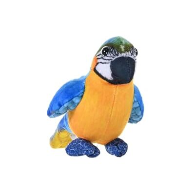 WILD REPUBLIC Rainforest Blue & Yellow Macaw, Stuffed Animal, 4.5 inches, Plush Toy, Fill is Spun Recycled Water Bottles, Eco Friendly - Publicité WILD REPUBLIC Rainforest Blue & Yellow Macaw, Stuffed Animal, 4.5 inches, Plush Toy, Fill is Spun Recycled Water Bottles, Eco Friendly - Publicité