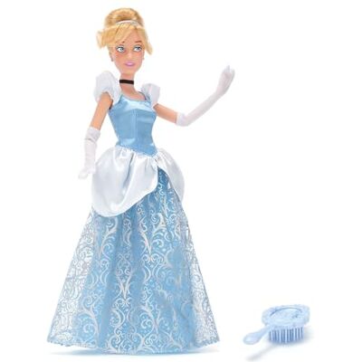 Official Poupée Classique Cendrillon, 29 cm/11", Poupée Princesse Disney entièrement articulée avec Robe Bleue et Mini Brosse à Cheveux, à partir de 3 Ans - Publicité Official Poupée Classique Cendrillon, 29 cm/11", Poupée Princesse Disney entièrement articulée avec Robe Bleue et Mini Brosse à Cheveux, à partir de 3 Ans - Publicité