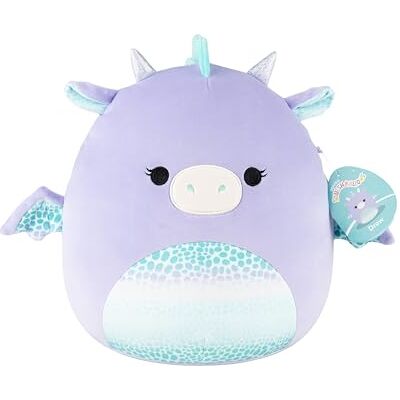 Squishmallows Drow Le Dragon Violet Original de 30 cm - Publicité Squishmallows Drow Le Dragon Violet Original de 30 cm - Publicité