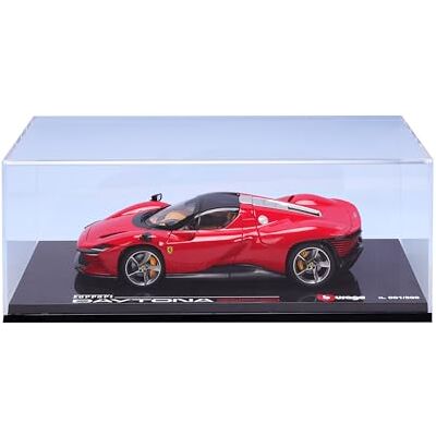 Bburago 1/18 Ferrari Deluxe Daytona SP3 Bleue Véhicule Ferrari DELIUXE à l'échelle 1/18ème. Gamme Ultra détaillée : Boite, Coloris et Finition Exclusive !, Aléatoire 16920 - Publicité Bburago 1/18 Ferrari Deluxe Daytona SP3 Bleue Véhicule Ferrari DELIUXE à l'échelle 1/18ème. Gamme Ultra détaillée : Boite, Coloris et Finition Exclusive !, Aléatoire 16920 - Publicité
