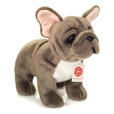 Hermann Teddy Teddy Hermann 91999 Bouledogue français debout Gris 30 cm Peluche durable avec matériaux recyclés - Publicité Hermann Teddy Teddy Hermann 91999 Bouledogue français debout Gris 30 cm Peluche durable avec matériaux recyclés - Publicité