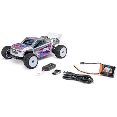 LOSI Micro-T 1/28 2 Wheel Drive Silver RTR LOS-1392T2 Car - Publicité LOSI Micro-T 1/28 2 Wheel Drive Silver RTR LOS-1392T2 Car - Publicité