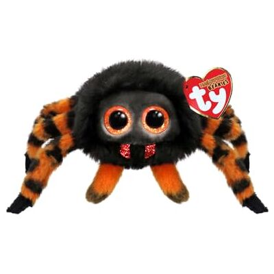Ty Beanie Balls Charlotte l'Araignée aux Œillets Orange Glitter, Animaux en Peluche Doux et Rond à Collectionner Spécial Halloween 8 cm T42560 - Publicité Ty Beanie Balls Charlotte l'Araignée aux Œillets Orange Glitter, Animaux en Peluche Doux et Rond à Collectionner Spécial Halloween 8 cm T42560 - Publicité