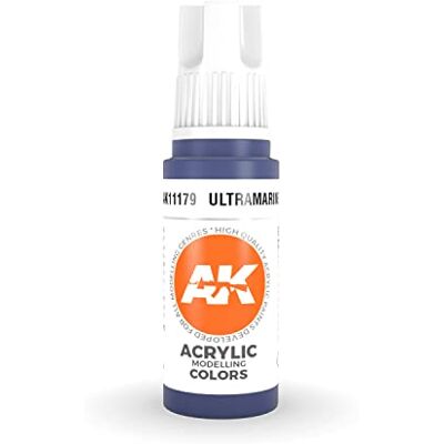 AK Interactive 3rd Gen Acrylic Ultramarine 17ml - Publicité AK Interactive 3rd Gen Acrylic Ultramarine 17ml - Publicité