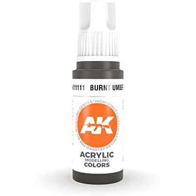AK Interactive 3rd Gen Acrylic Burnt Umber 17ml - Publicité AK Interactive 3rd Gen Acrylic Burnt Umber 17ml - Publicité