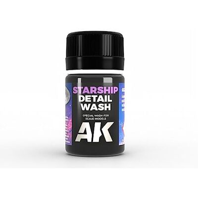 AK Interactive AK STARSHIP Weathering AK636 Starship Detail Wash (35ml) - Publicité AK Interactive AK STARSHIP Weathering AK636 Starship Detail Wash (35ml) - Publicité