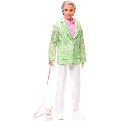 Barbie Poupée Ken en Costume Pastel avec Chien – Édition limitée HPK06 - Publicité Barbie Poupée Ken en Costume Pastel avec Chien – Édition limitée HPK06 - Publicité
