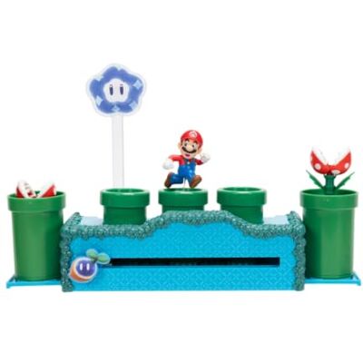 Jakks Pacific Super Mario Bros Wonder Warp Pipe Coffret d’Action & Figurines d’Action (Tuyau de téléportation), , Inclut une figurine Mario & diorama interactif, Idéal pour les collectionneurs, 3+ - Publicité Jakks Pacific Super Mario Bros Wonder Warp Pipe Coffret d’Action & Figurines d’Action (Tuyau de téléportation), , Inclut une figurine Mario & diorama interactif, Idéal pour les collectionneurs, 3+ - Publicité