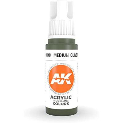AK Interactive AK11148 Medium Olive Green 17 ml - Publicité AK Interactive AK11148 Medium Olive Green 17 ml - Publicité