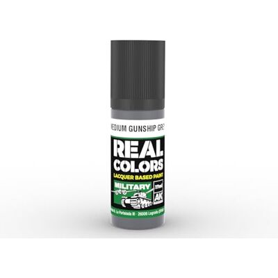 AK Interactive AK REAL COLORS RC913 Medium Gunship Grey FS 36118 (17ml) (old RC244) - Publicité AK Interactive AK REAL COLORS RC913 Medium Gunship Grey FS 36118 (17ml) (old RC244) - Publicité