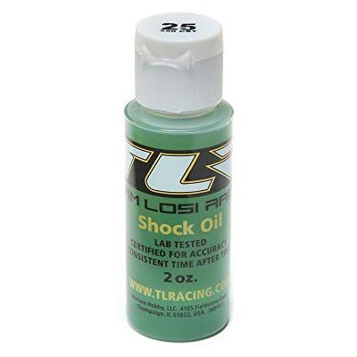 Losi TLR74004 Huile d'amortisseur en silicone - 25wt - 2 oz - Publicité Losi TLR74004 Huile d'amortisseur en silicone - 25wt - 2 oz - Publicité