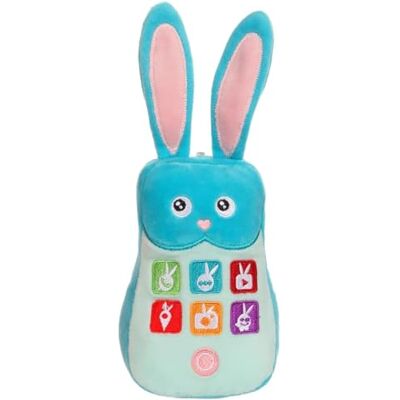 Gipsy Toys Lapiphone Sonore - 12cm - Turquoise Bleu - Téléphone jouet - Publicité Gipsy Toys Lapiphone Sonore - 12cm - Turquoise Bleu - Téléphone jouet - Publicité