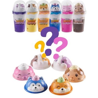 Slimy Soft & Squishy Collectibles – 150 g de pâte à modeler originale Slime pour enfants avec slime en deux couleurs et figurine amusante anti-stress - Publicité Slimy Soft & Squishy Collectibles – 150 g de pâte à modeler originale Slime pour enfants avec slime en deux couleurs et figurine amusante anti-stress - Publicité