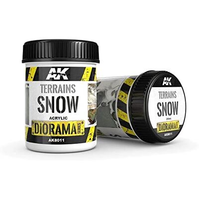 AK Interactive AK DIORAMA AK8011 TERRAINS SNOW 250ml (Acrylic) - Publicité AK Interactive AK DIORAMA AK8011 TERRAINS SNOW 250ml (Acrylic) - Publicité