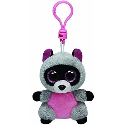 Ty 33007 Beanie Boo's Porte-clés Rocco le Raton Laveur - Publicité Ty 33007 Beanie Boo's Porte-clés Rocco le Raton Laveur - Publicité