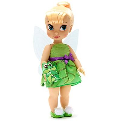 Disney Poupée Fée Clochette, Collection Animator, Peter Pan, 39 cm / 15" avec Chevelure réaliste et Tenue, Peluche Tic-Tac en Satin, poupée pour Les Enfants de 3 Ans et Plus. Publicité Disney Poupée Fée Clochette, Collection Animator, Peter Pan, 39 cm / 15" avec Chevelure réaliste et Tenue, Peluche Tic-Tac en Satin, poupée pour Les Enfants de 3 Ans et Plus. Publicité