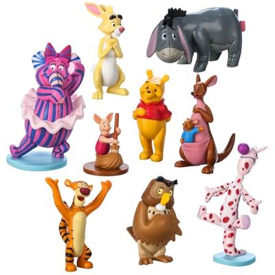 Disney Official Coffret de Figurines Deluxe Winnie l'ourson, 9 pièces, Figurines pour Enfant Dont Winnie, Tigrou, Porcinet, Bourriquet et Plus, à partir de 3 Ans - Publicité Disney Official Coffret de Figurines Deluxe Winnie l'ourson, 9 pièces, Figurines pour Enfant Dont Winnie, Tigrou, Porcinet, Bourriquet et Plus, à partir de 3 Ans - Publicité