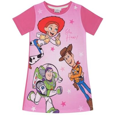 Disney Toy Story Chemise de Nuit pour Fille Jessie, Buzz & Woody, Rose, 18-24 Mois - Publicité Disney Toy Story Chemise de Nuit pour Fille Jessie, Buzz & Woody, Rose, 18-24 Mois - Publicité