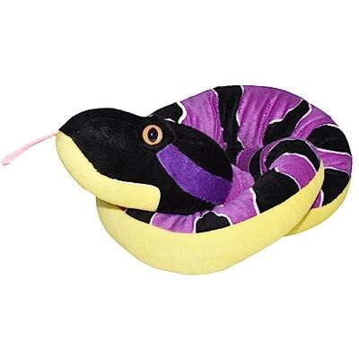 WILD REPUBLIC Plush Snake Crotale des Bois, Peluche Serpent, Animal en Peluche 137 cm, Idée Cadeau de Naissance Fille ou Garçon, Jouet Écologique, Rembourré de Bouteilles Recyclées - Publicité WILD REPUBLIC Plush Snake Crotale des Bois, Peluche Serpent, Animal en Peluche 137 cm, Idée Cadeau de Naissance Fille ou Garçon, Jouet Écologique, Rembourré de Bouteilles Recyclées - Publicité