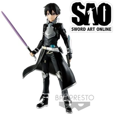 BANPRESTO Sword Art Online Kirito- 20 cm - Publicité BANPRESTO Sword Art Online Kirito- 20 cm - Publicité