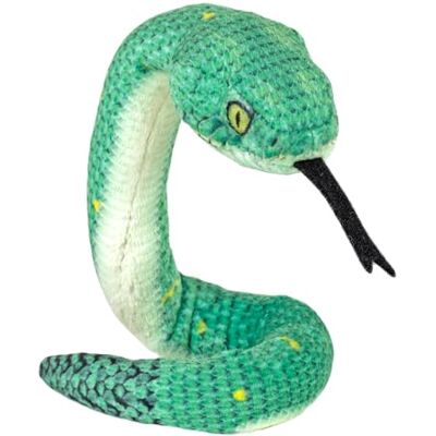 WILD REPUBLIC Coilkins Vipère des Buissons Verte, Peluche, 30 cm, Rempli de Bouteilles d'eau recyclées - Publicité WILD REPUBLIC Coilkins Vipère des Buissons Verte, Peluche, 30 cm, Rempli de Bouteilles d'eau recyclées - Publicité