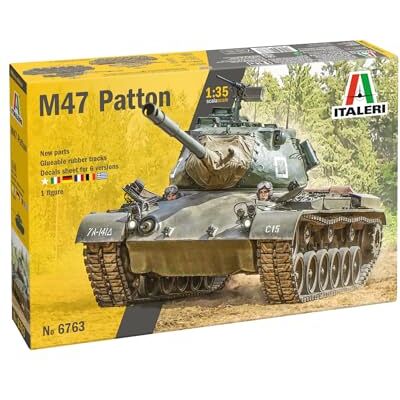 Italeri Maquette Char M47 Patton 6763 1:35 Maquette Char Promo - Publicité Italeri Maquette Char M47 Patton 6763 1:35 Maquette Char Promo - Publicité