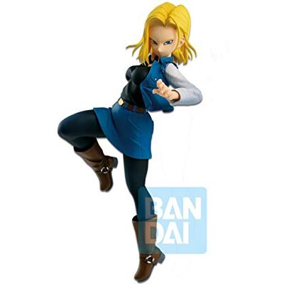 Banpresto Bandai Ichiban Kuji The Android Battle with Dragon Ball Fighters Prize A Android 18 N18 Figure 17cm - Publicité Banpresto Bandai Ichiban Kuji The Android Battle with Dragon Ball Fighters Prize A Android 18 N18 Figure 17cm - Publicité