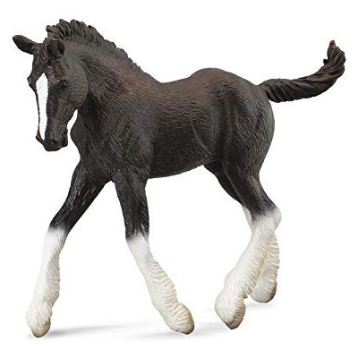 Collecta Col88583 Poulain Shire Horse Noir Taille M - Publicité Collecta Col88583 Poulain Shire Horse Noir Taille M - Publicité