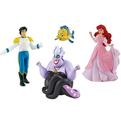 Bullyland Ensemble de figurines Disney Ariel avec Ariel, Eric, Fabius et Ursula - Publicité Bullyland Ensemble de figurines Disney Ariel avec Ariel, Eric, Fabius et Ursula - Publicité