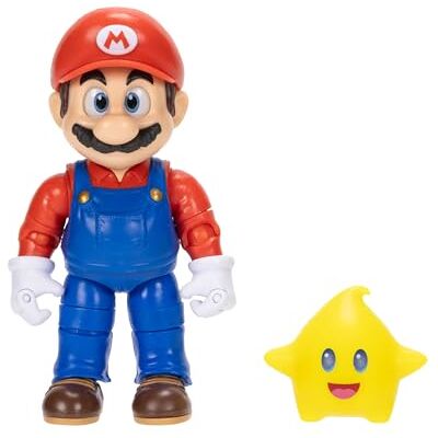 Jakks Pacific Film Super Mario Galaxy – Série de Figurines 12cm – Figurine Mario avec Accessoire étoile Luma - Publicité Jakks Pacific Film Super Mario Galaxy – Série de Figurines 12cm – Figurine Mario avec Accessoire étoile Luma - Publicité