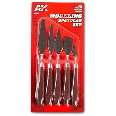 AK Interactive AK9051 Set de spatules pour modelage - Publicité AK Interactive AK9051 Set de spatules pour modelage - Publicité