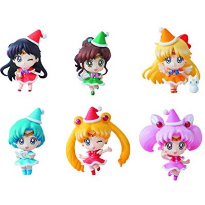 Megahouse Sailor Moon Petit Chara Mini Figurines Sailor Moon (Version de Noël) - Publicité Megahouse Sailor Moon Petit Chara Mini Figurines Sailor Moon (Version de Noël) - Publicité