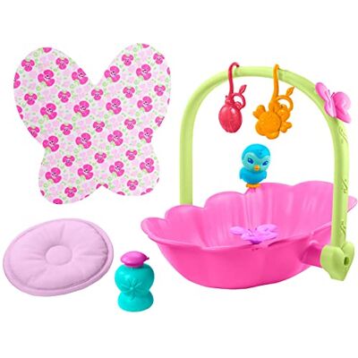 Mattel My Garden Baby coffret Nénuphar 2-en-1, couffin-baignoire et 7 accessoires pour poupon bébé papillon, jouet pour enfant dès 2 ans, HBH46 - Publicité Mattel My Garden Baby coffret Nénuphar 2-en-1, couffin-baignoire et 7 accessoires pour poupon bébé papillon, jouet pour enfant dès 2 ans, HBH46 - Publicité