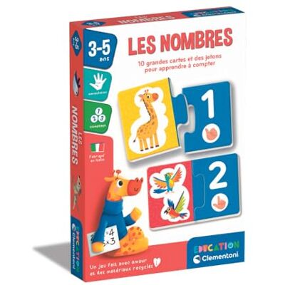 Clementoni Les Nombres pour Enfants 3-5 Ans+ Puzzle Éducatif Montessori Apprendre à Compter Jusqu’à 10 16 Mini-Puzzles Autocorrectifs Animaux et Guide d’Activités Ludiques Matériaux Recyclés - Publicité Clementoni Les Nombres pour Enfants 3-5 Ans+ Puzzle Éducatif Montessori Apprendre à Compter Jusqu’à 10 16 Mini-Puzzles Autocorrectifs Animaux et Guide d’Activités Ludiques Matériaux Recyclés - Publicité