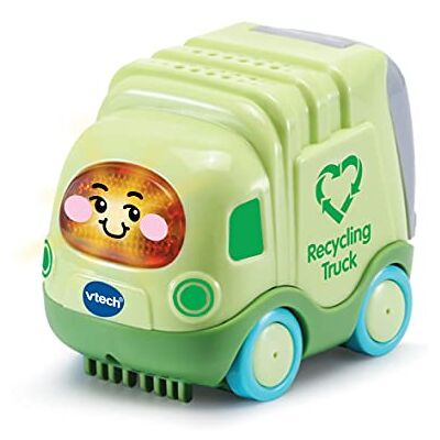 VTech Toot-Toot Drivers Camion de Recyclage édition spéciale, Jouet interactif pour bébé avec lumières et Sons, Camion Musical pour Jouer de Simulation, garçons et Filles de 1, 2, 3, 4, 5 Ans et Plus - Publicité VTech Toot-Toot Drivers Camion de Recyclage édition spéciale, Jouet interactif pour bébé avec lumières et Sons, Camion Musical pour Jouer de Simulation, garçons et Filles de 1, 2, 3, 4, 5 Ans et Plus - Publicité