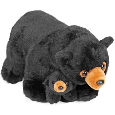 WILD REPUBLIC Mom and Baby Ours Noir, Animal en Peluche, 38 cm, Idée Cadeau pour Enfants, Animal en Peluche, Jouet Écologique, Rembourré de Bouteilles d’Eau Recyclées - Publicité WILD REPUBLIC Mom and Baby Ours Noir, Animal en Peluche, 38 cm, Idée Cadeau pour Enfants, Animal en Peluche, Jouet Écologique, Rembourré de Bouteilles d’Eau Recyclées - Publicité