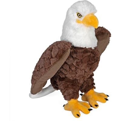 WILD REPUBLIC Cuddlekins Eco Pygargue à Tête Blanche, Peluche, 30 cm, Jouet en Peluche, Rembourrage en Bouteilles d'eau recyclées filées - Publicité WILD REPUBLIC Cuddlekins Eco Pygargue à Tête Blanche, Peluche, 30 cm, Jouet en Peluche, Rembourrage en Bouteilles d'eau recyclées filées - Publicité
