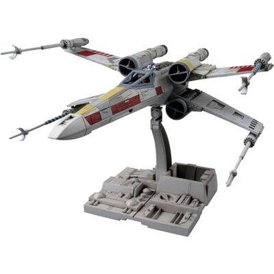 Revell (Bandai Original 01200 Star Wars X-Wing Starfighter (Luke Skywalker) Échelle 1:72 Non construit/pré-coloré/clipsé (sans Colle) Kit de modélisme en Plastique avec Base de présentation - Publicité Revell (Bandai Original 01200 Star Wars X-Wing Starfighter (Luke Skywalker) Échelle 1:72 Non construit/pré-coloré/clipsé (sans Colle) Kit de modélisme en Plastique avec Base de présentation - Publicité